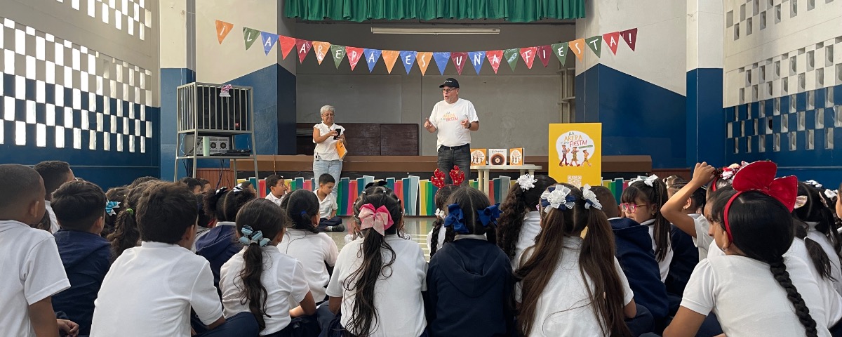 La arepa es una fiesta Colegio Gómez de Delfino