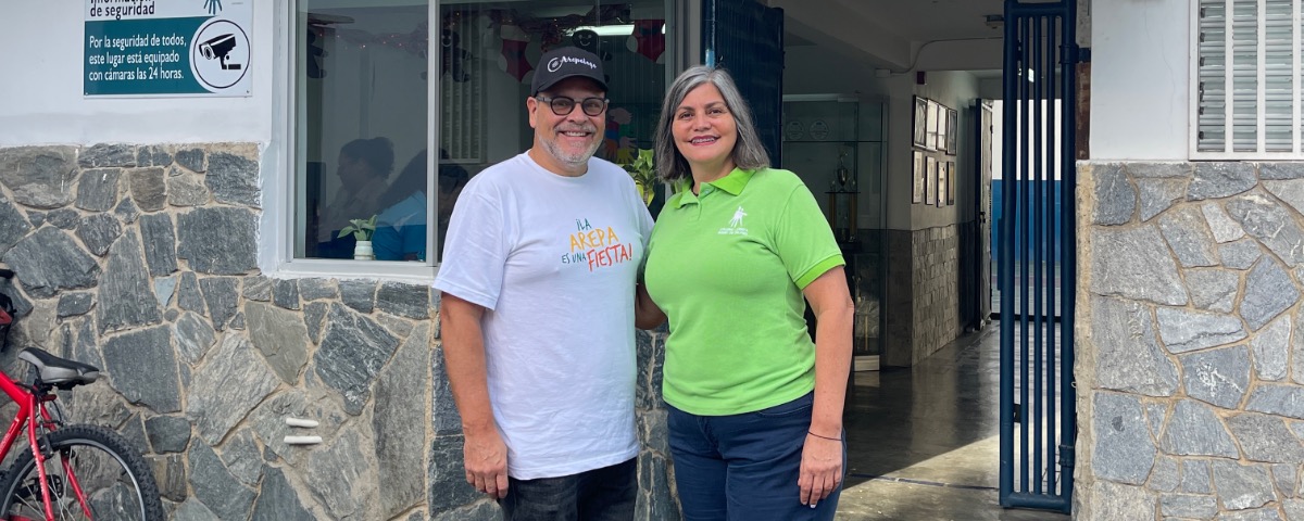 La arepa es una fiesta Colegio Gómez de Delfino